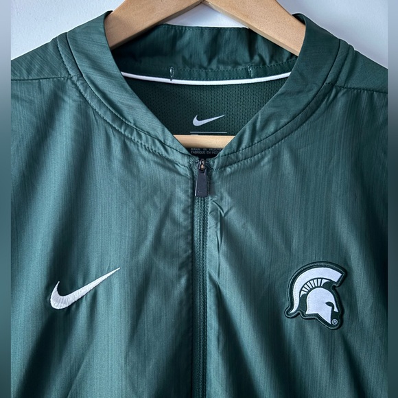 Michigan State Official Nike Sideline Pullover Jacket M - Picture 3 of 6